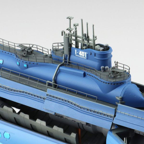 青島 1/350 蒼藍鋼鐵戰艦 潛水艦 伊401 組裝模型 G0617 