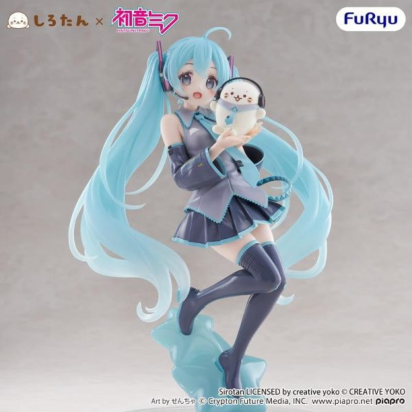 預購9月 Furyu 景品 Exceed Creative 海豹小白×初音未來 