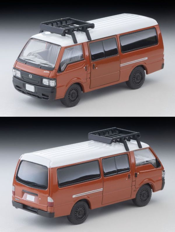 預購10月 TOMYTEC 1/64 Bongo Brawny 客製化 棕 行李架&人偶 塗裝完成品 