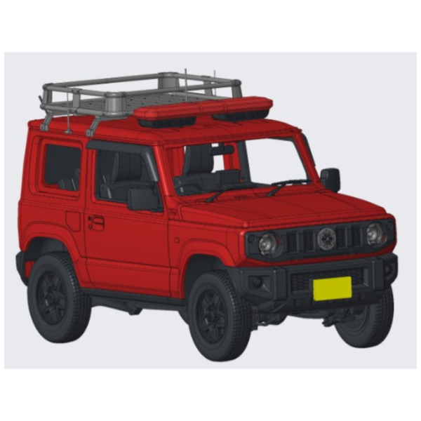 富士美 1/24 ID185 SUZUKI Jimny JB64 消防廣報車 志太北廣報1 
