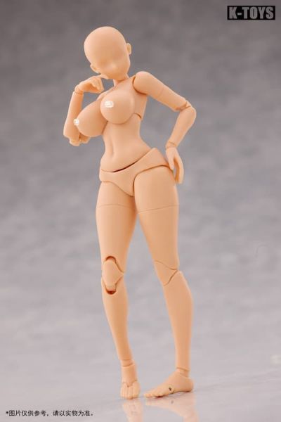 預購10-12月 K-Toys 日漫風 豐滿女素體 KT02B 黃膚 1/12 