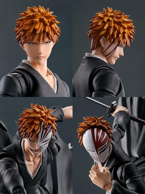 預購25年6月 萬代 代理版 SHF BLEACH 死神 黑崎一護 月牙天衝 