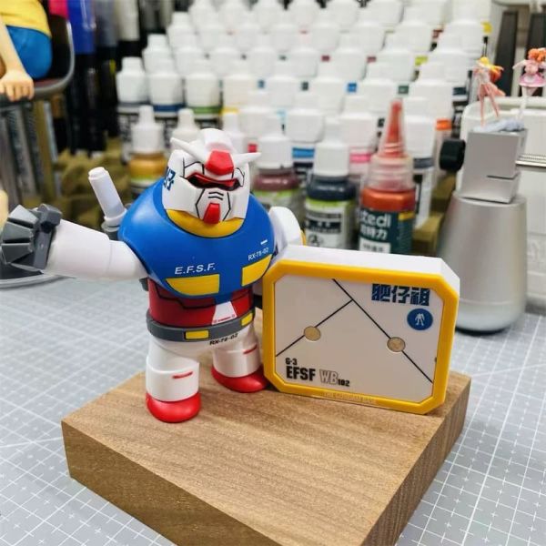 預購12月 肥仔模型 FZ-1 胖祖78-2 中年初鋼 鋼彈 關節磁吸式組裝模型 