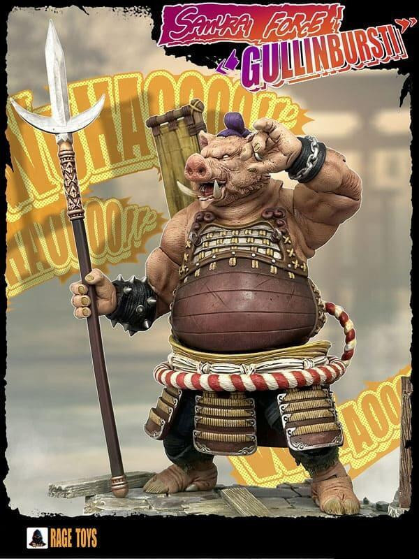 預購25年6月 Rage Toys 武士力量4波 金豬 古林波斯帝 可動完成品 