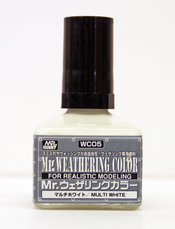 GSI 郡氏 WC05 擬真舊化漆 舊化漬洗液 墨線液 multi white(風化白)40ml GSI 郡氏 WC05 擬真舊化漆 舊化漬洗液multi white(風化白)40ml