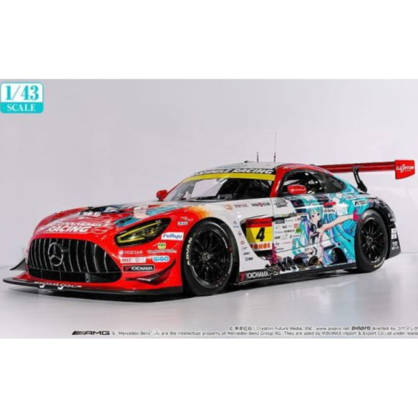 預購11月 GSC 1/43 初音未來GT計畫 賽車初音 AMG 2026 開幕戰Ver 