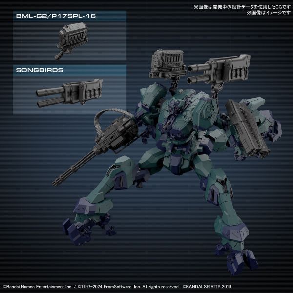 預購12月 萬代 30MM 配件套組 機戰傭兵VI 境界天火 BD-001 MELANDER 彪尾 