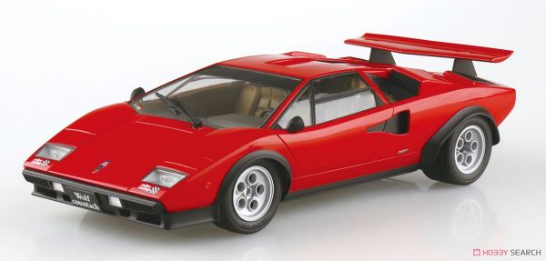 青島社 AOSHIMA 1/24 超跑#16 '75 Wolf Countach Ver.1 組裝模型 