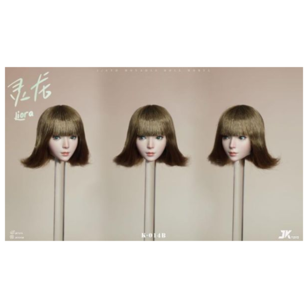 預購第二季 JKTOYS 1/6 亞洲美女頭雕 靈龍 可動眼 K-014B 