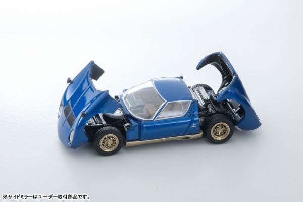 預購10月 TOMYTEC 1/64 TLV 藍寶堅尼 Miura SV 金屬藍 塗裝完成品 