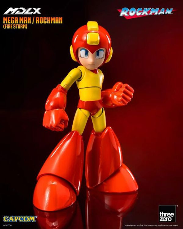 threezero MDLX 洛克人 火焰風暴 可動完成品 