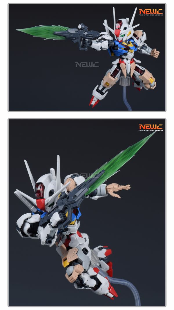 預購10月 新月 MGSD 風靈鋼彈 4對造型手+特效光劍+盾牌填充件 
