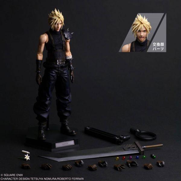 SQEX 史克威爾 PLAY ARTS真 PA真 太空戰士 最終幻想 FF7 克勞德 