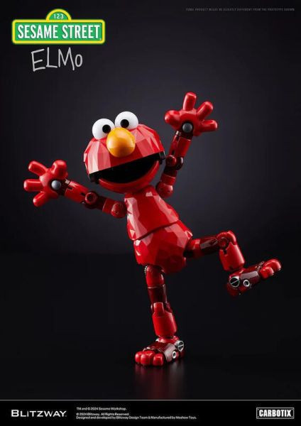 BLITZWAY 芝麻街 CARBOTIX ELMO 艾蒙 可動完成品 