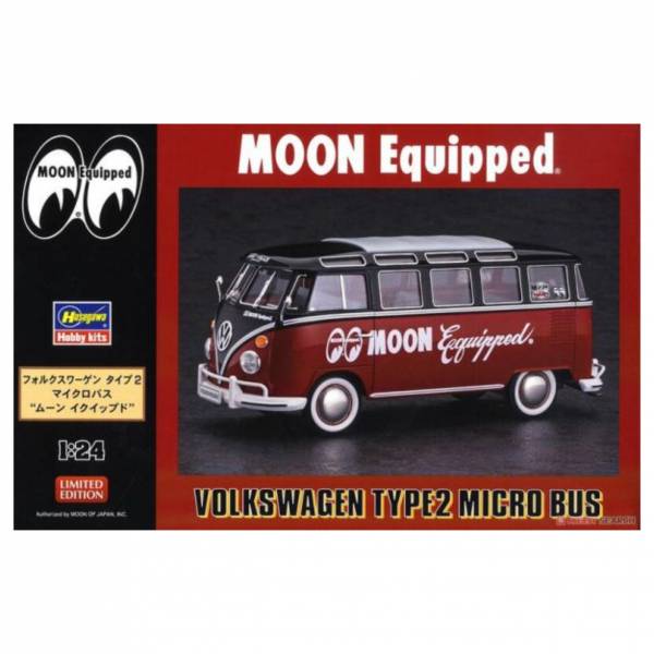 長谷川 HASEGAWA 1/24 福斯 Type2 小巴士 Moon Equipped 組裝模型 