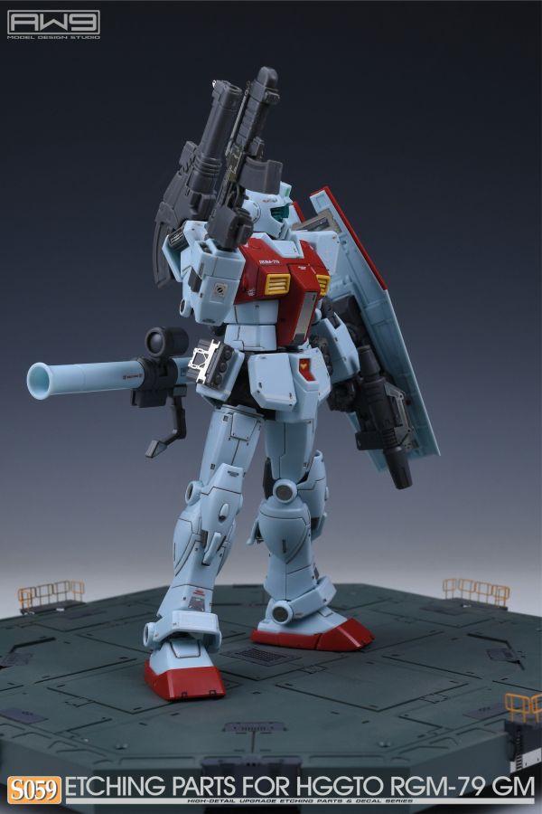 鋼魂 AW9 S59 HG MSD RGM-79 吉姆 專用蝕刻片 附水貼 