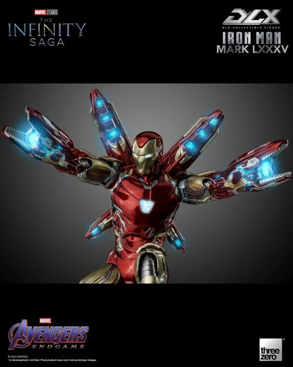 現貨 THREEZERO DLX 鋼鐵人 Mark 85 17.5cm 可動公仔 