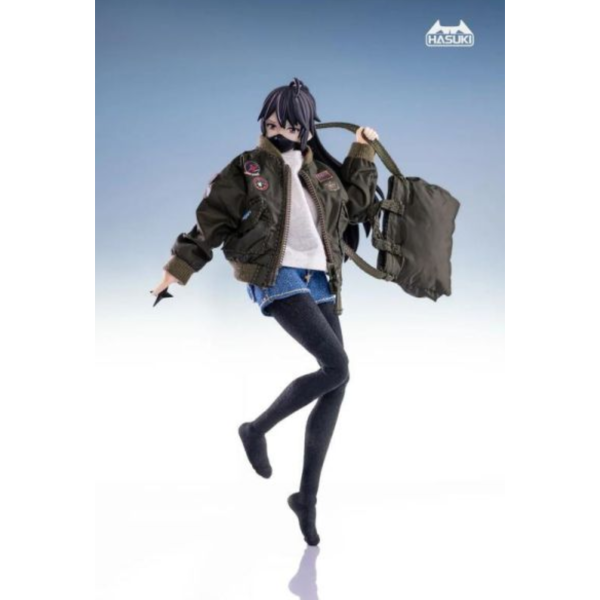 預購Q4 HASUKI 神貓跳動 1/12人偶服裝配件 空軍夾克套裝 不含人偶 L1009 