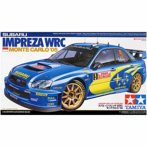 田宮 TAMIYA 1/24 汽車模型 24281 速霸陸IMPREZA WRC MONTE CARLO 05 