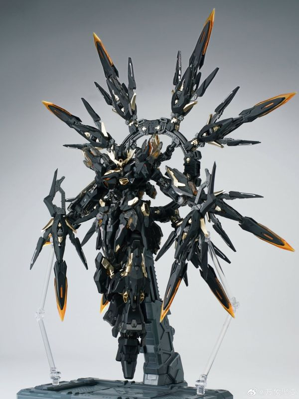 萬象聚變 1/100 黑天啟 預噴塗外甲 合金骨架 組裝模型 