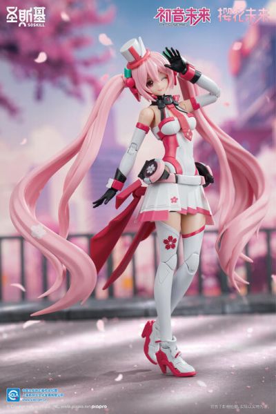 聖斯基 初音未來 櫻花未來 櫻初音 粉色音爆 組裝模型 