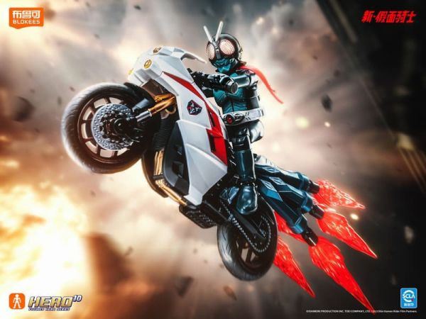 布魯可 積木人 新·假面騎士 經典組合版 假面騎士一號 & 機車旋風號 D1003 