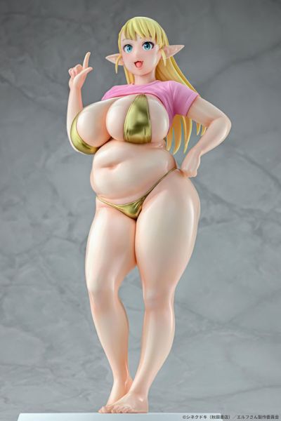 預購26年5月 Q-six 精靈小姐瘦不了 繪留札 1/7 Gold ver. 