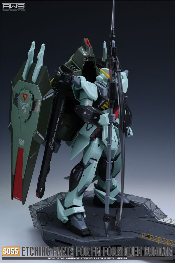 鋼魂 AW9 S55 FM 1/100 禁斷鋼彈 專用蝕刻片 附水貼 