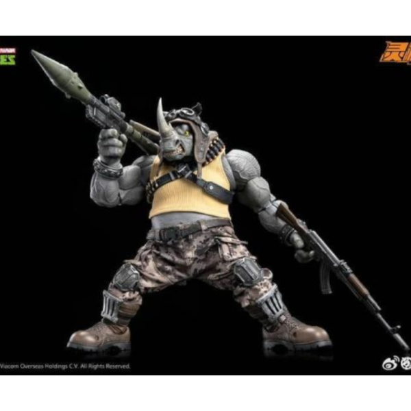 預購26年Q4 靈機魂 忍者龜系列 犀牛洛克史迪 可動成品人偶 L0514 