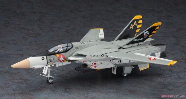 HASEGAWA 長谷川 1/48 超時空要塞 VF-1J 超級/打擊 女武神 SVF-41 黑王牌 