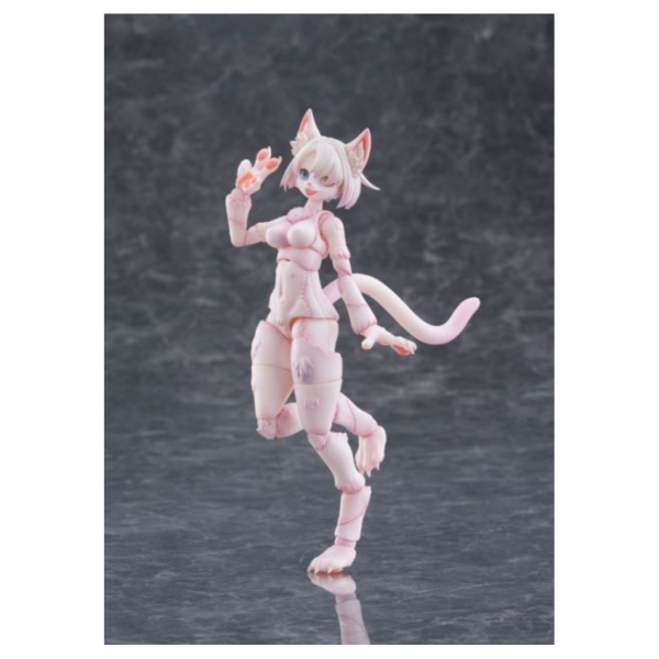 預購26年2月 青島 KEMOPLA 獸普拉 1/12 No.KP-01R 鑽石眼貓 獸娘 組裝模型 