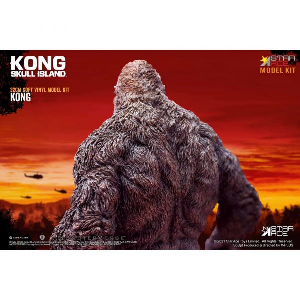 Star Ace X-Plus Kong 1.0 金剛 骷髏島 30cm Soft Vinyl Model Kit 雕像 <素模需上色製作> 