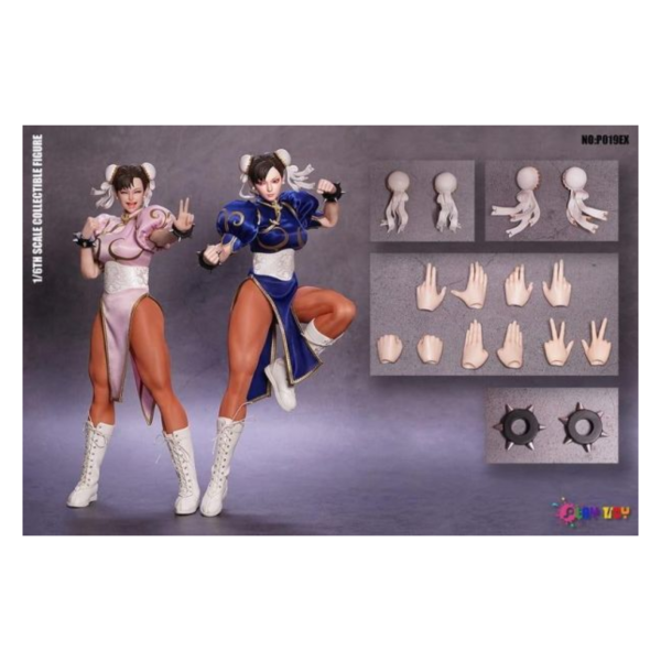 預購27年Q1 PLAY TOY新品 1/6 格鬥女神 藍色 粉色 L0623 