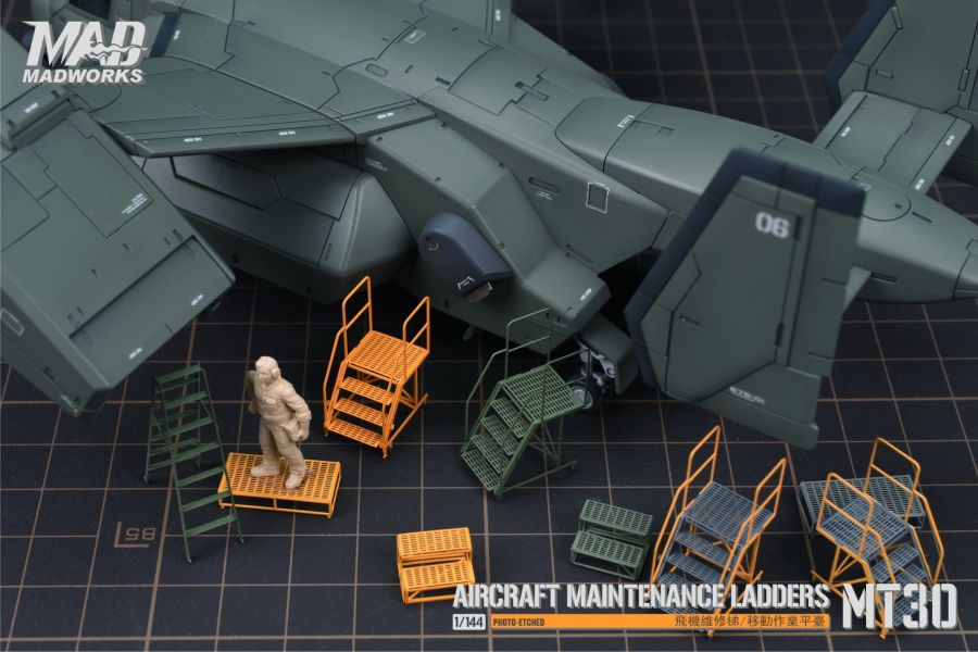 MADWORKS MT-30 1/72維修登高梯 樣式5 蝕刻片 