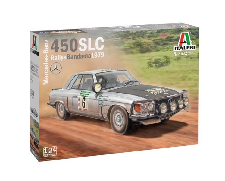 ITALERI 義大利模型 NO.3632 1：24 Mercedes-Benz 450SLC Rallye Bandama 1979 組裝模型   