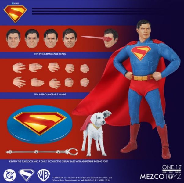 預購26年9月 Mezco One:12 Collective 超人 可動人偶 