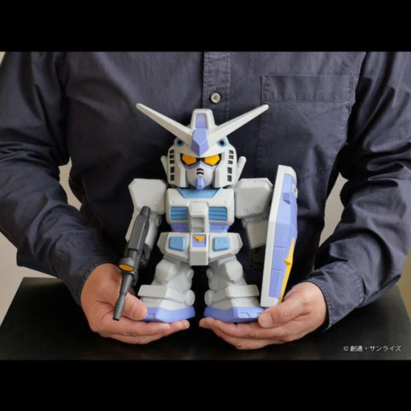 PLEX 巨無霸軟膠 機動戰士鋼彈 SD RX-78-3 G3鋼彈 