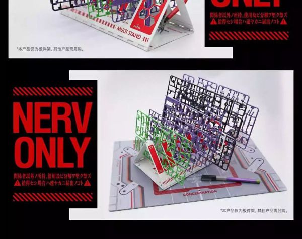 Treasure Case 新世紀福音戰士 EVA模型工具補完計劃 NERV金屬板件架 