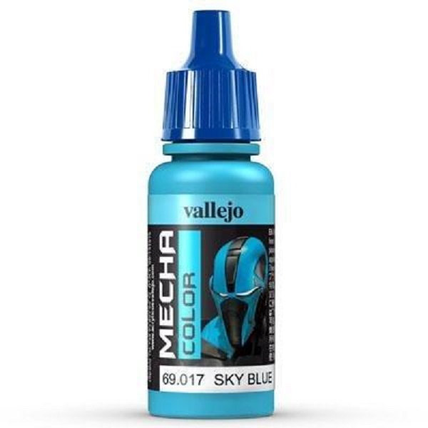 西班牙 Vallejo AV水性漆 Mecha Color #017 69017 天藍色 17ml 