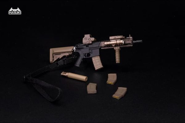 預購26年Q3 HASUKI 神貓跳動 1/12人偶適用武器配件 MK18 A款 黑金色 