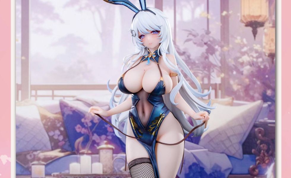 Hapitopi 1/6 PVC人形 真網襪 追視眼 溫感漆 旗開得勝兔女郎 
