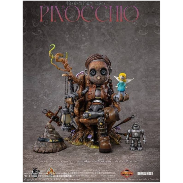 預購6月 GIYORZILLA TOYS 1/6 可動 A001 破碎的童話 匹諾曹 (皮諾丘) 