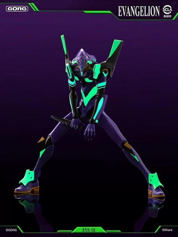 預購6月 POPMART泡泡瑪特 共鳴GONG 新世紀福音戰士 初號機 合金可動 高:16.5cm 