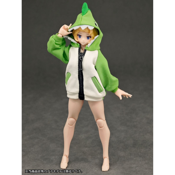 預購26年4月 Alphamax 派對動物女孩 家居服 恐龍連帽衫 不含人偶本體 