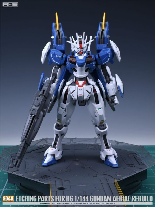 鋼魂 AW S049 萬代 1/144 HG 風靈鋼彈修改型 水星的魔女 蝕刻片組 附水貼 