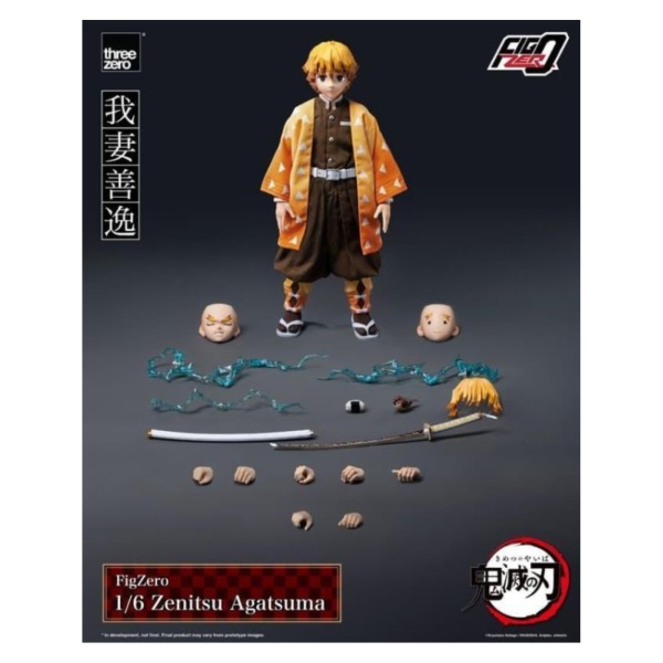 預購Q4 Threezero FigZero 1/6 鬼滅之刃 我妻善逸 一般版 