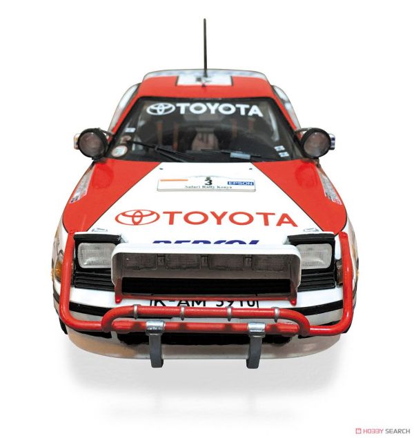 青島社 AOSHIMA  1/24 汽車模型 BEEMAX SERIES NO.08 Toyota Celica GT-FOUR (ST165) 1990 SAFARI RALLY VER. 組裝模型   