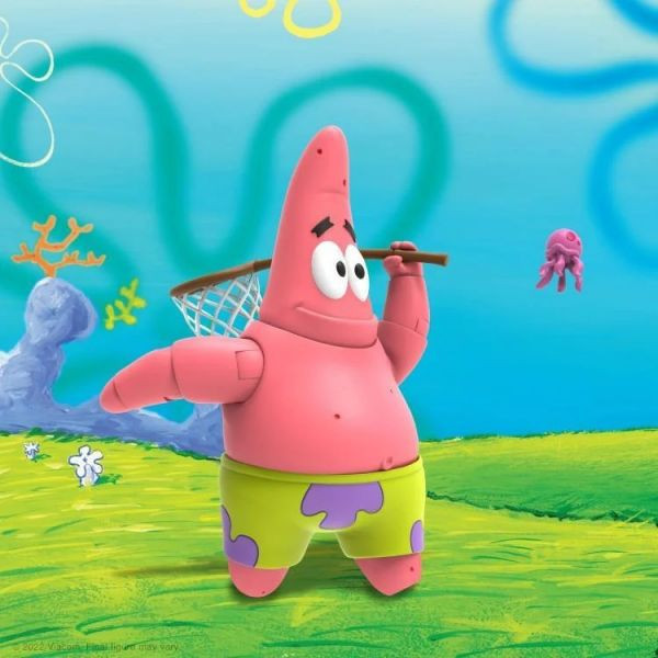 Super 7 海綿寶寶 Patrick 7吋 可動 盒裝 派大星 