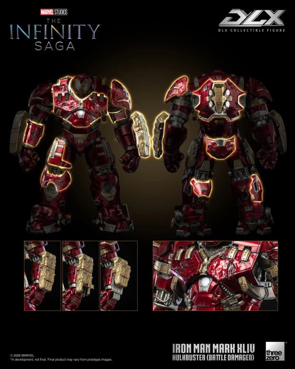 預購12月 threezero The Infinity Saga DLX 鋼鐵人Mark 44 反浩克裝甲 