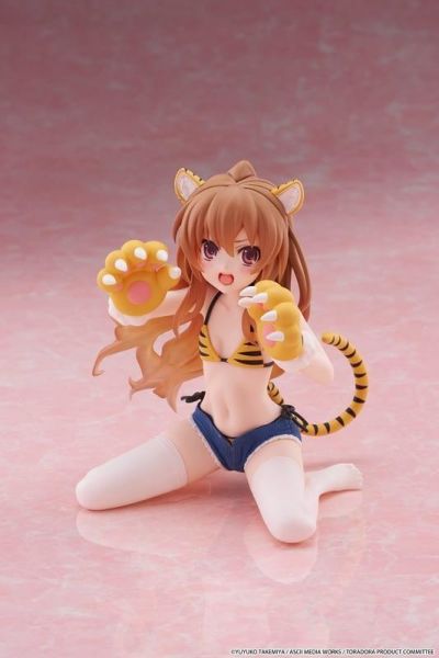 預購10月 TAITO 景品 虎與龍 Desktop Cute 逢坂大河 老虎造型泳裝Ver 